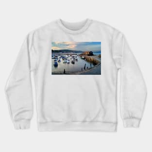 Lyme Regis Harbour Crewneck Sweatshirt